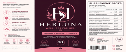 Herluna supplement facts