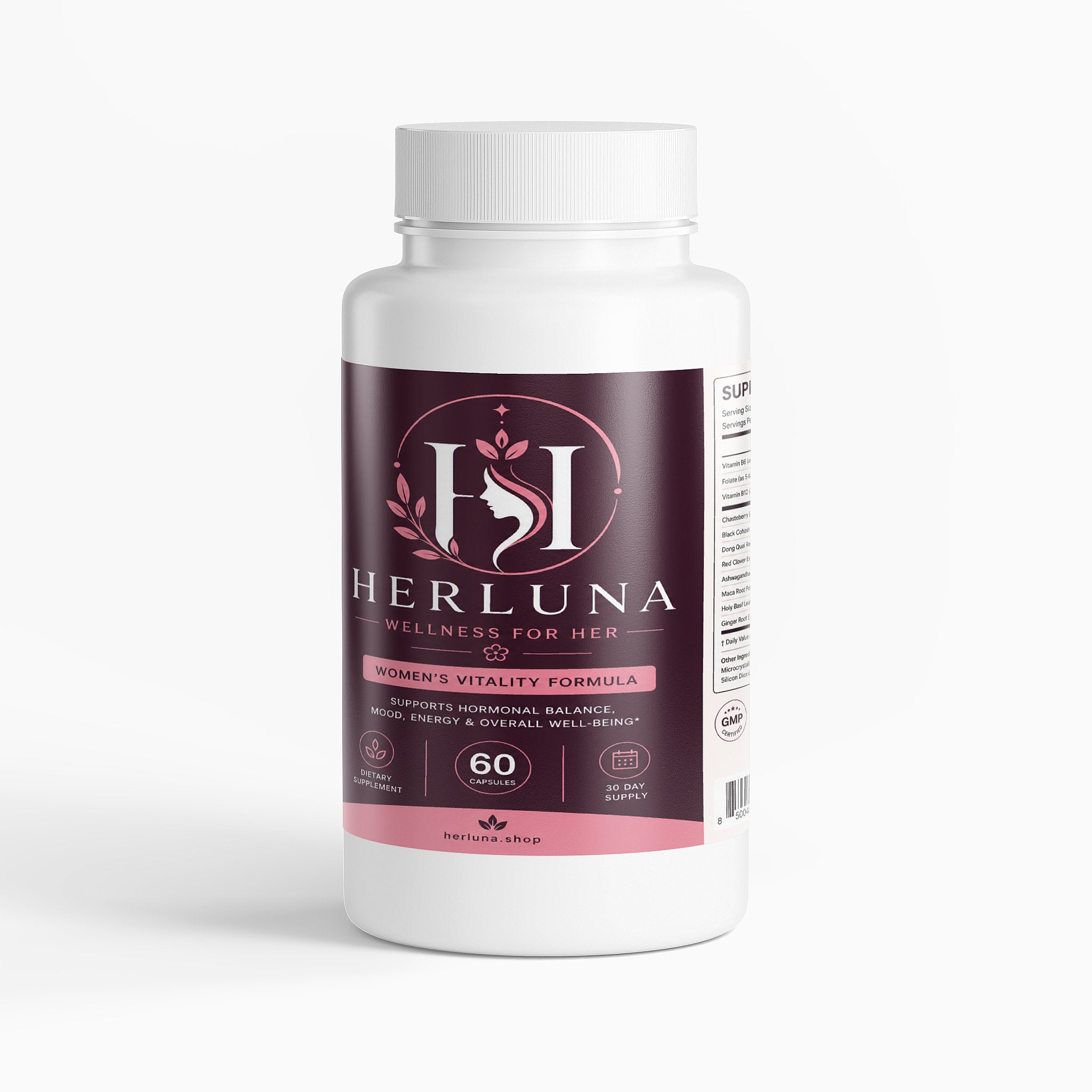 Herluna Women's Vitality Formula bottle